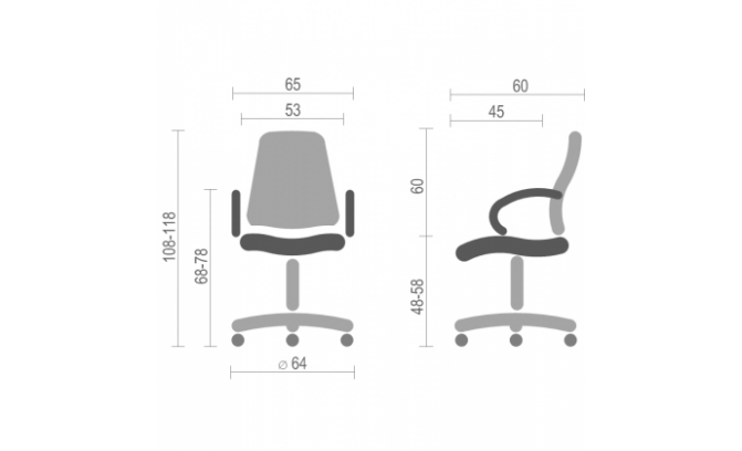Кресло для руководителя NOVA steel LB MPD AL68